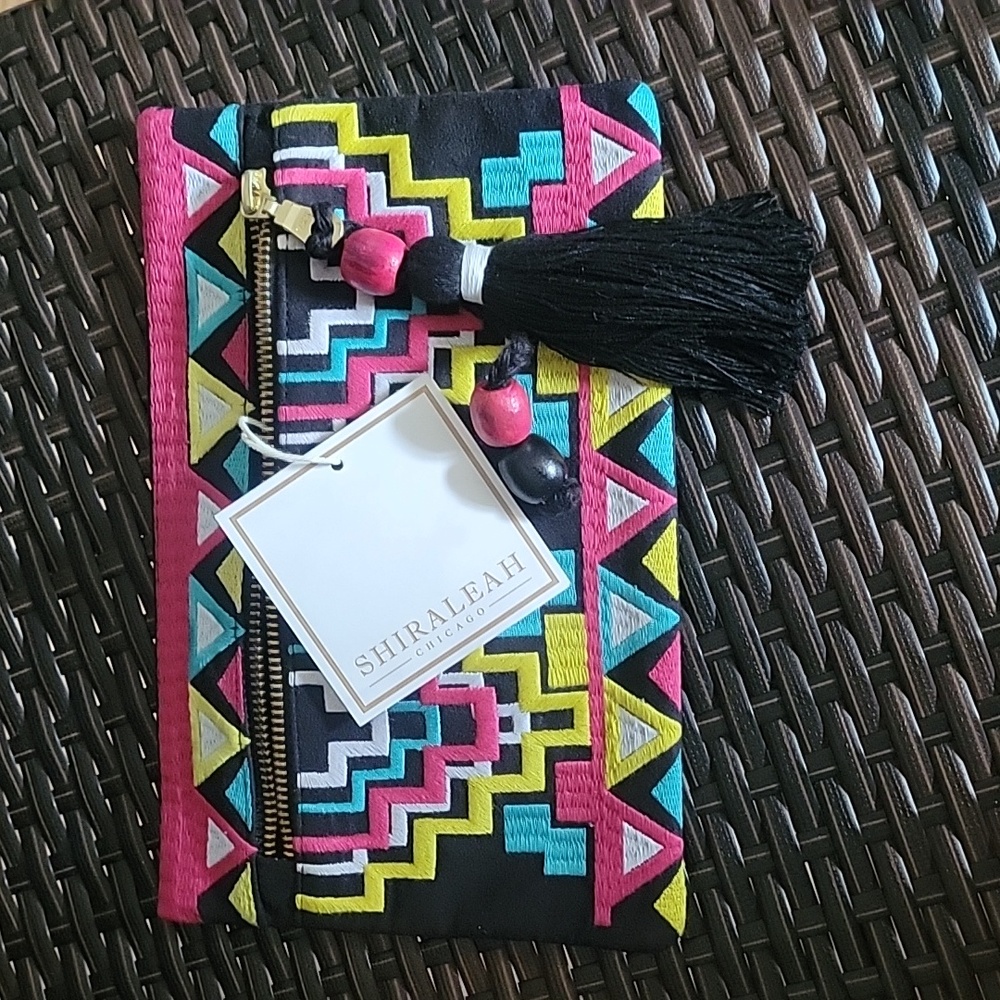 Multi Colored Zip Pouch